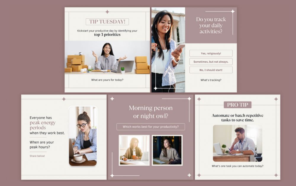 business communication social media templates 