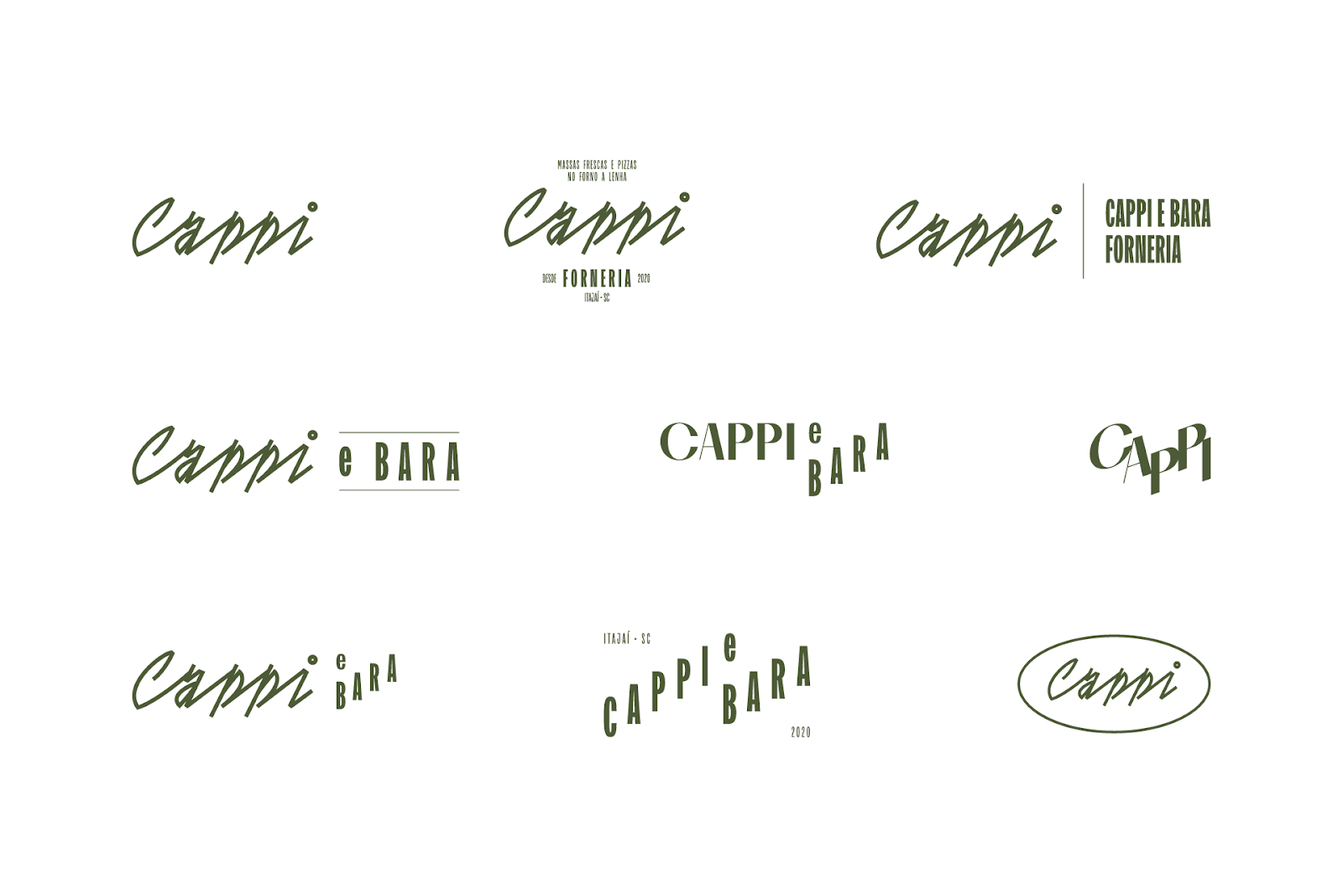 Image from the Cappi Forneria Branding: A Modern Slice of Italy article on Abduzeedo