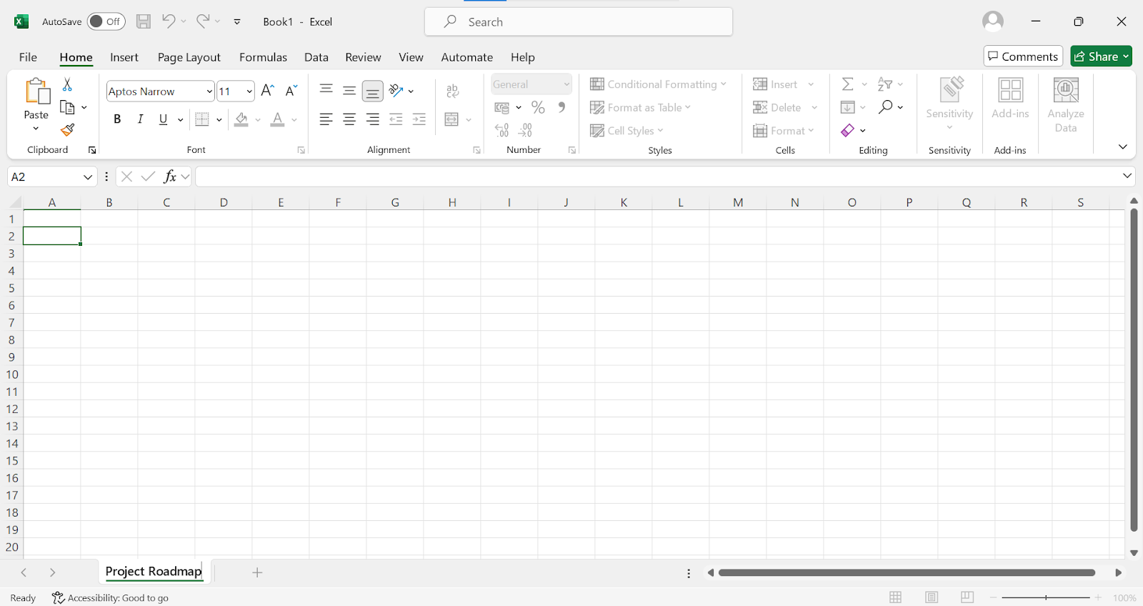 Renaming worksheet on Excel