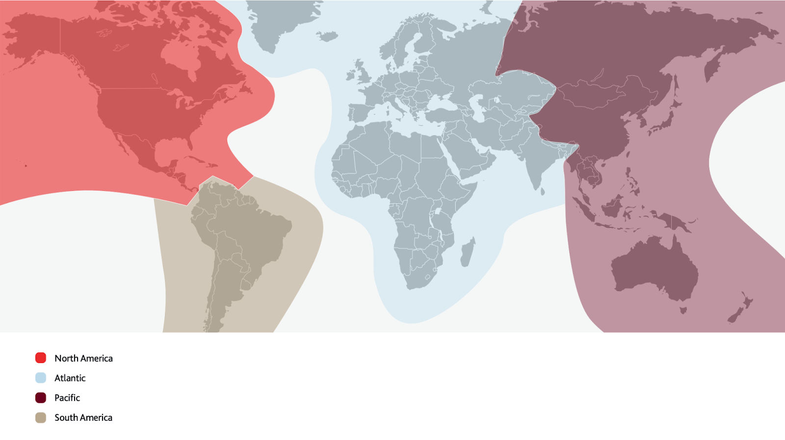 Air Canada chart of award zones