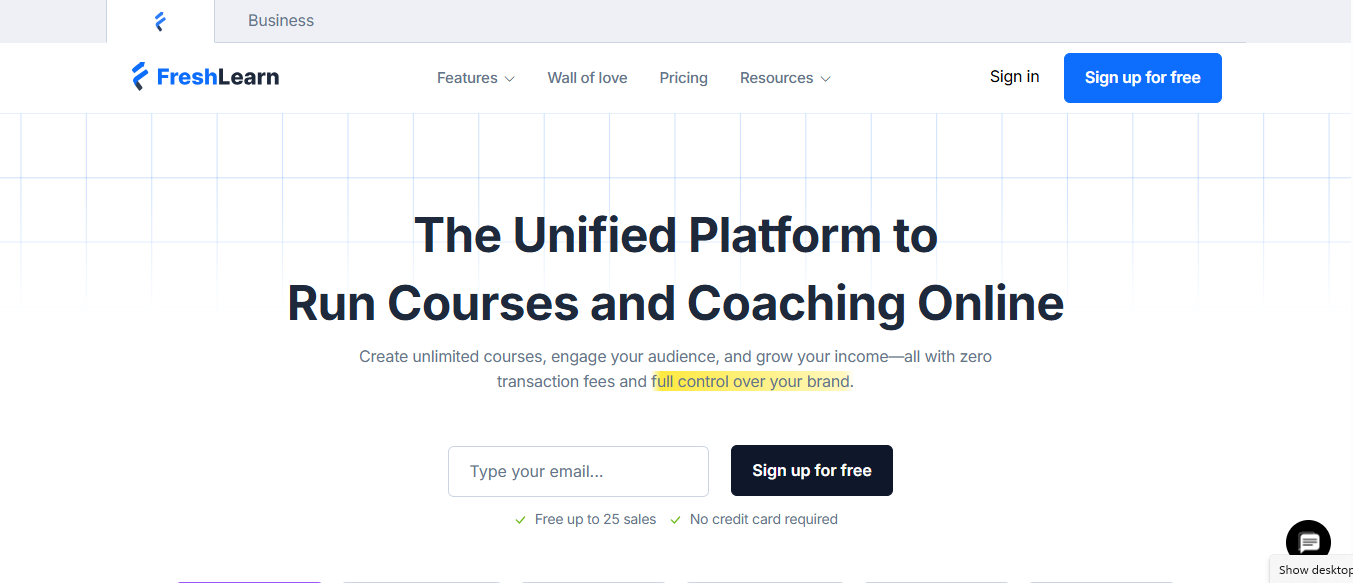 All In one course creation Platform