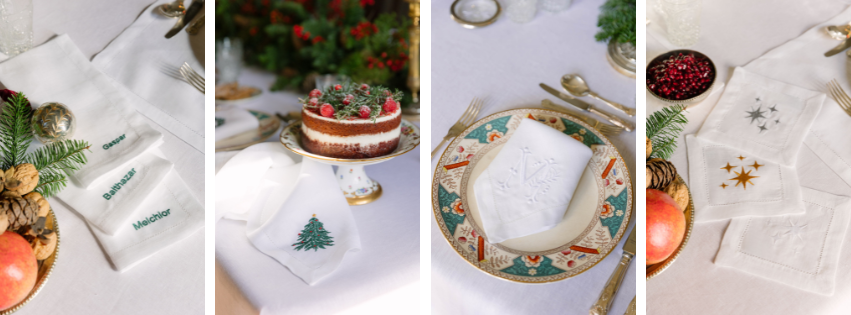 Mafra é agora roupa de mesa em 100% linho: perfeito para a época festiva