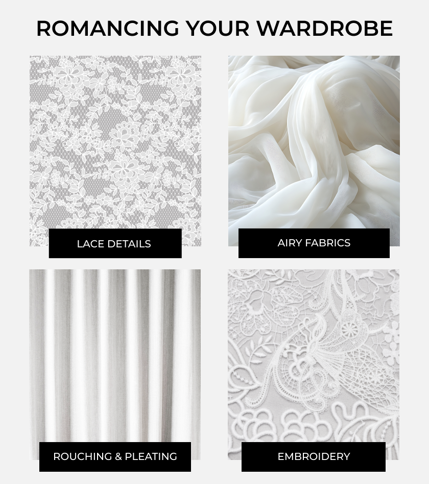 Trendy romantic touches for your 2025 wardrobe