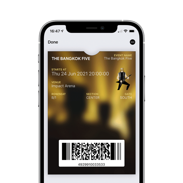mobile ticket