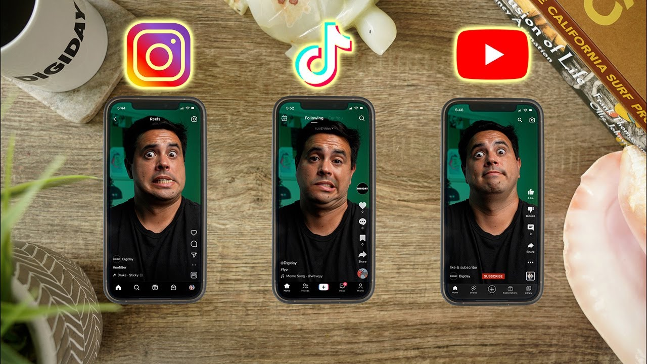 instagram tiktok youtube