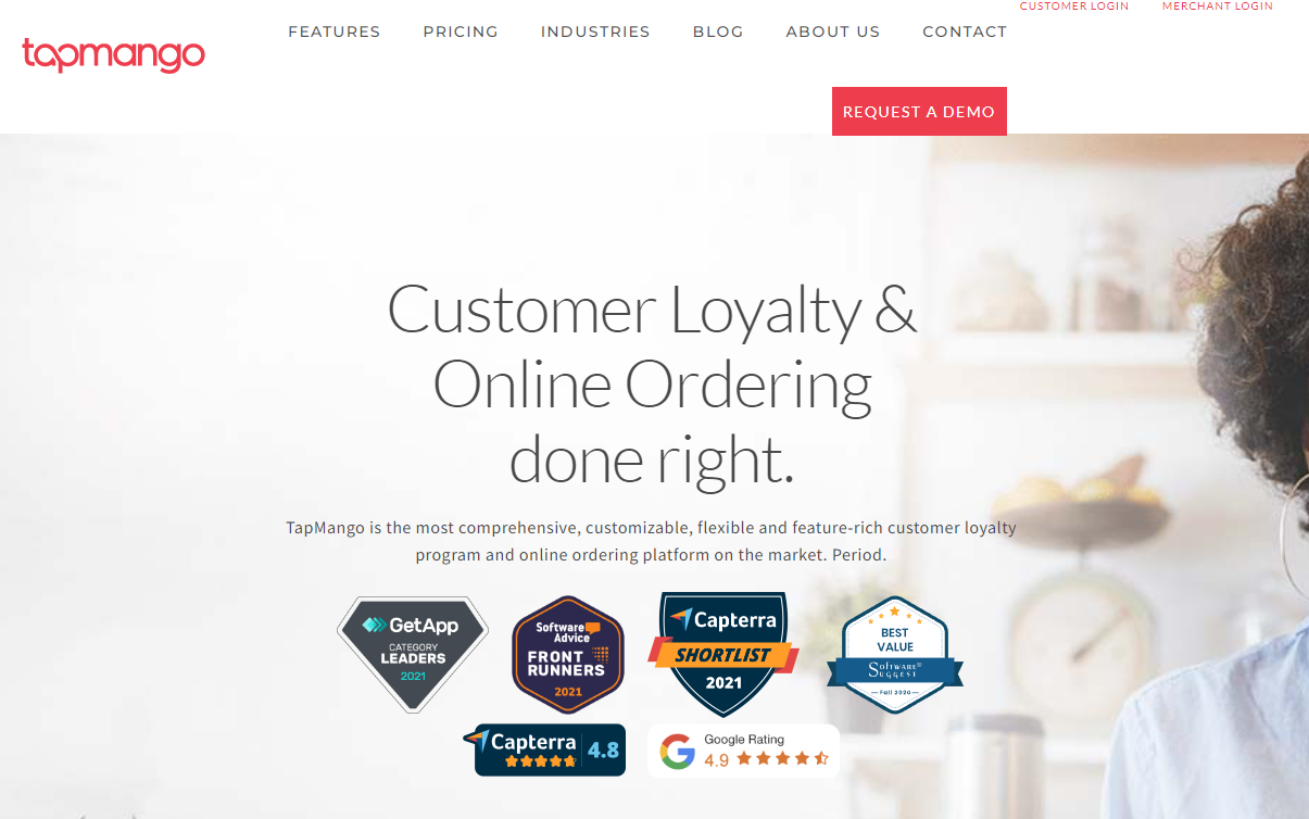 TapMango customer loyalty management platform