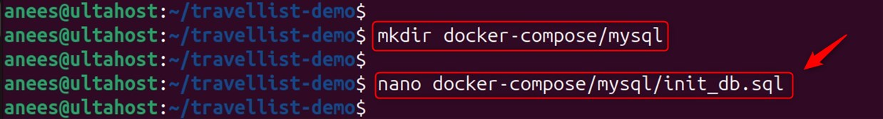 mysql initialization