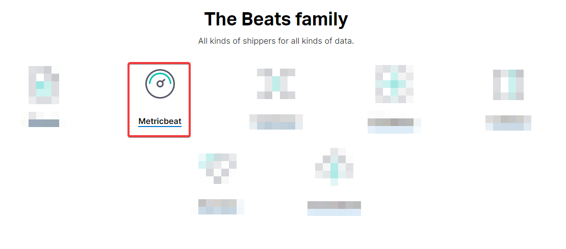 The beats family from Elastic