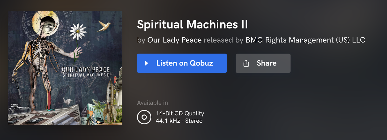 Our Lady Peace Spiritual Machines II