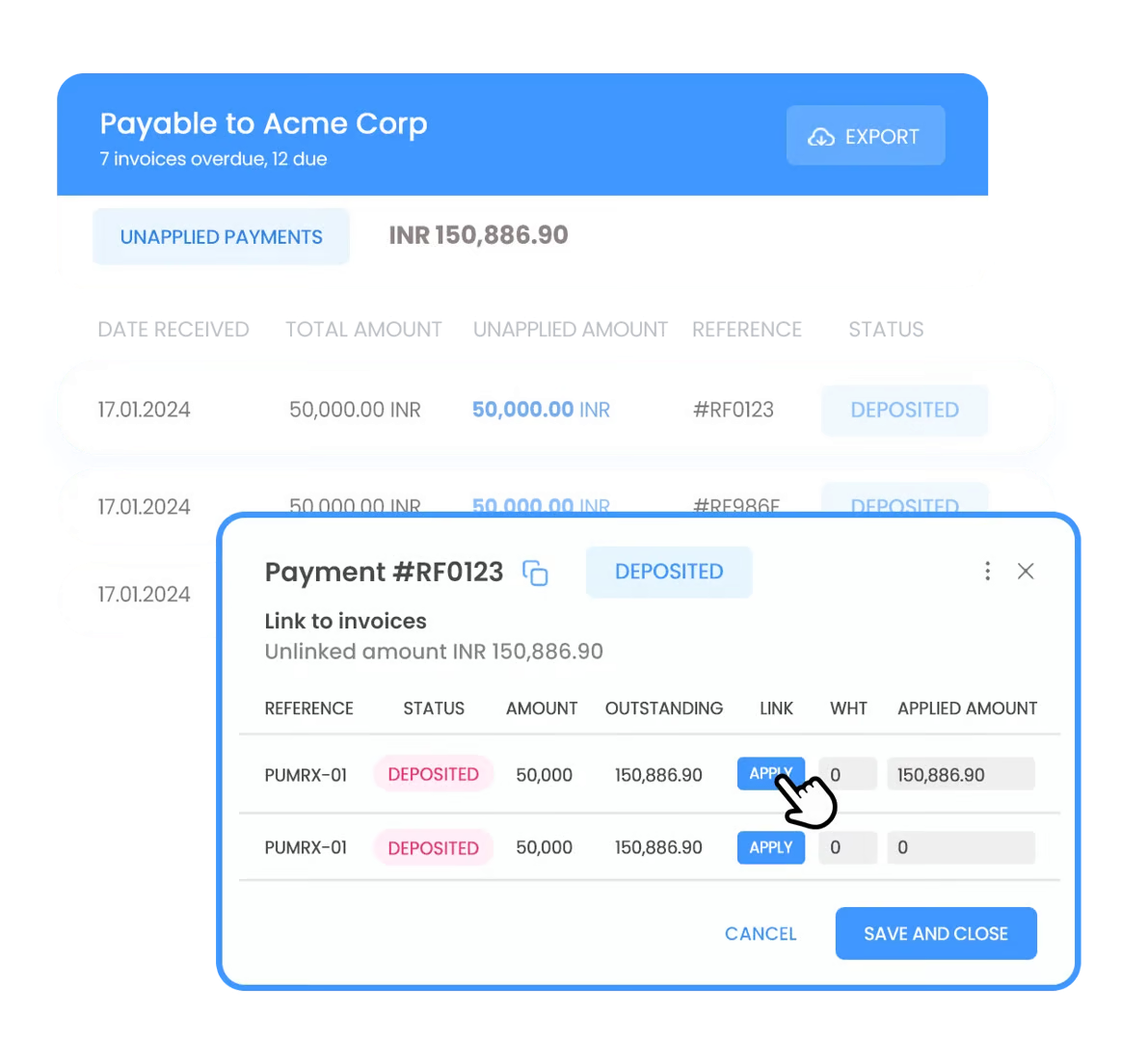 Automated Reconciliation and Cash Application