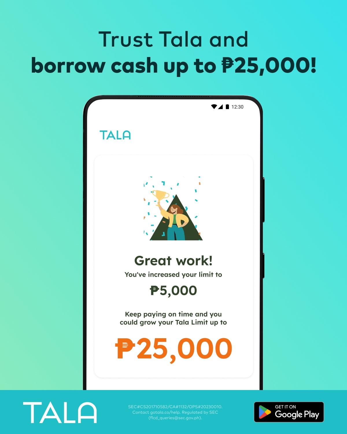 tala loan application - how much can i borrow