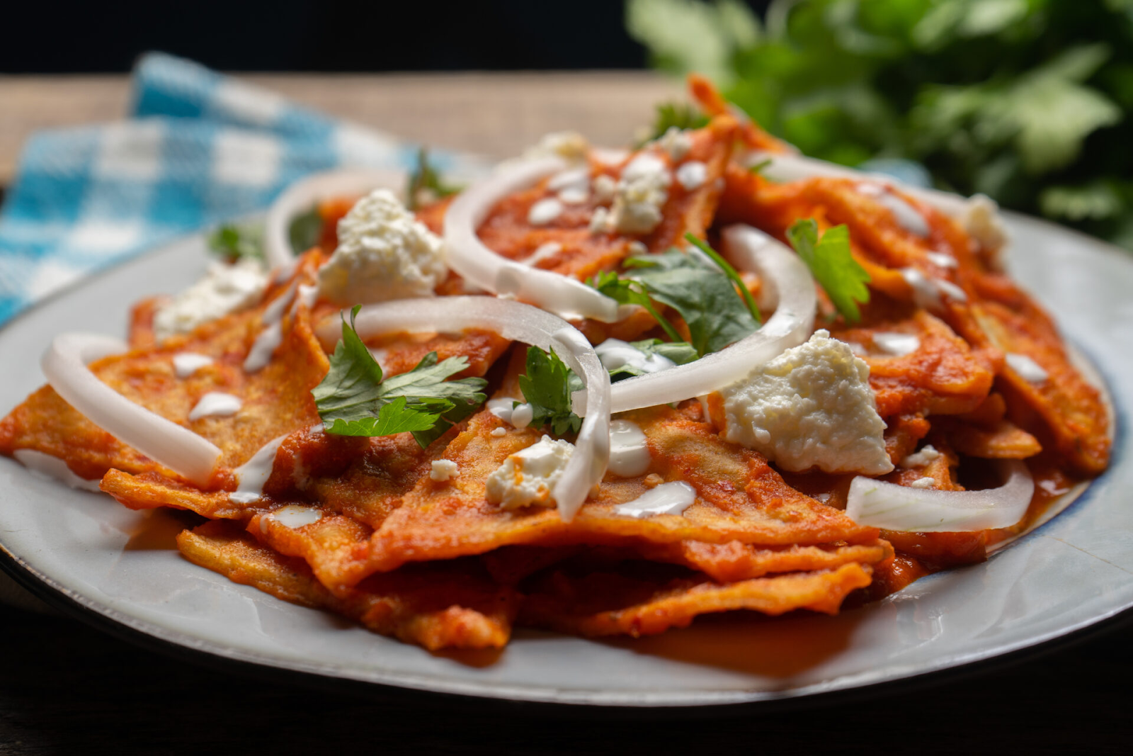 chilaquiles rojos
