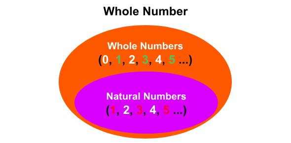 Whole numbers and natural numbers