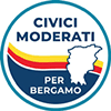 Logo civici moderati per Bergamo