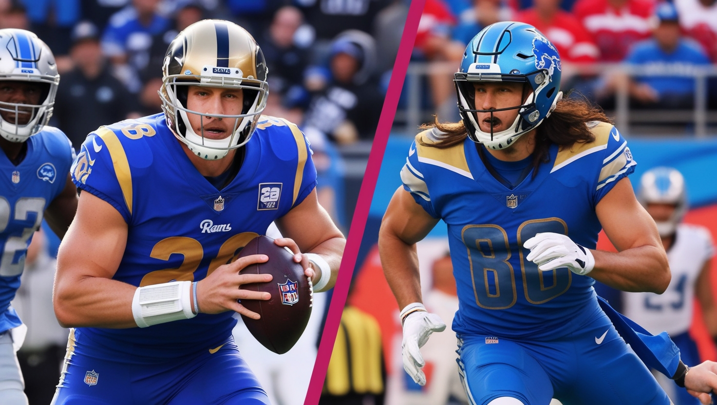 Where to Watch Los Angeles Rams vs Detroit Lions