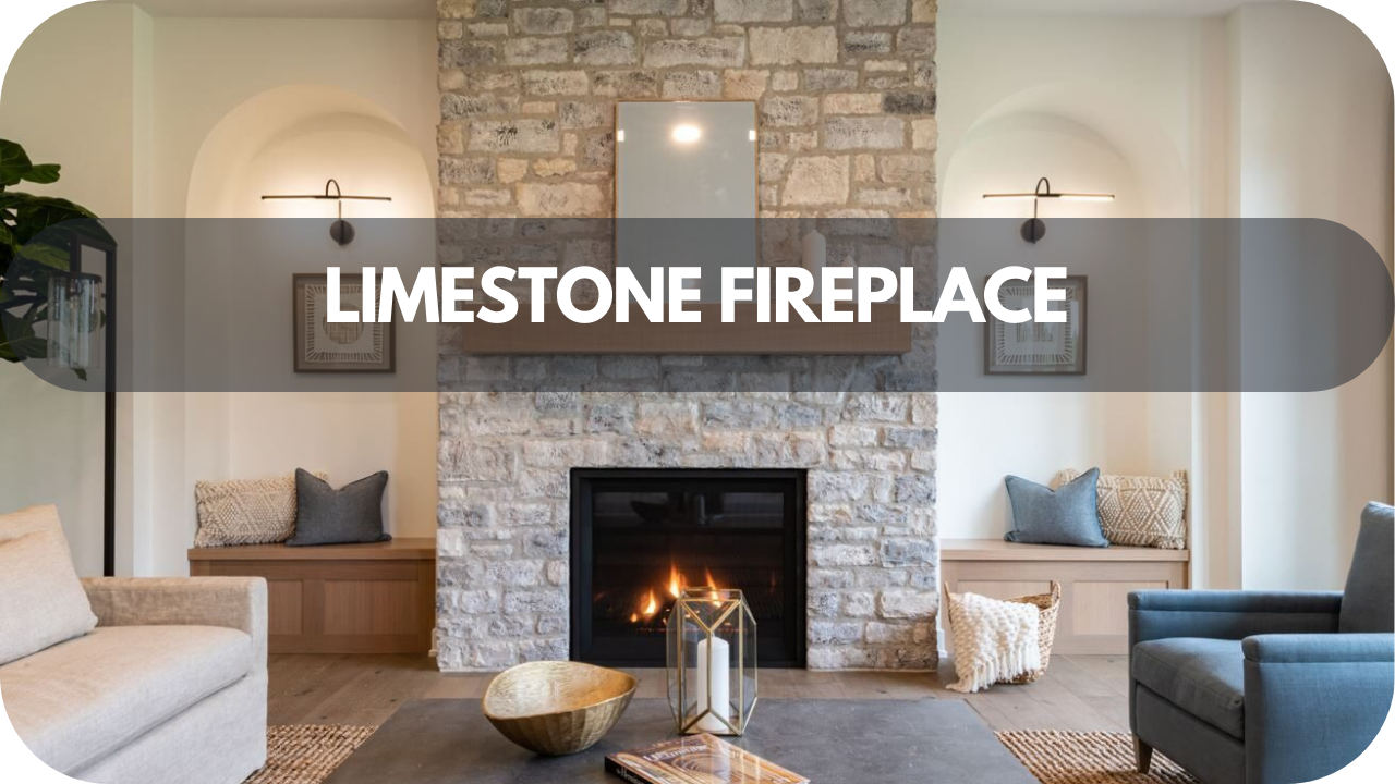 Discover the timeless charm and elegance of a limestone fireplace, perfect for a 2025 home makeover.