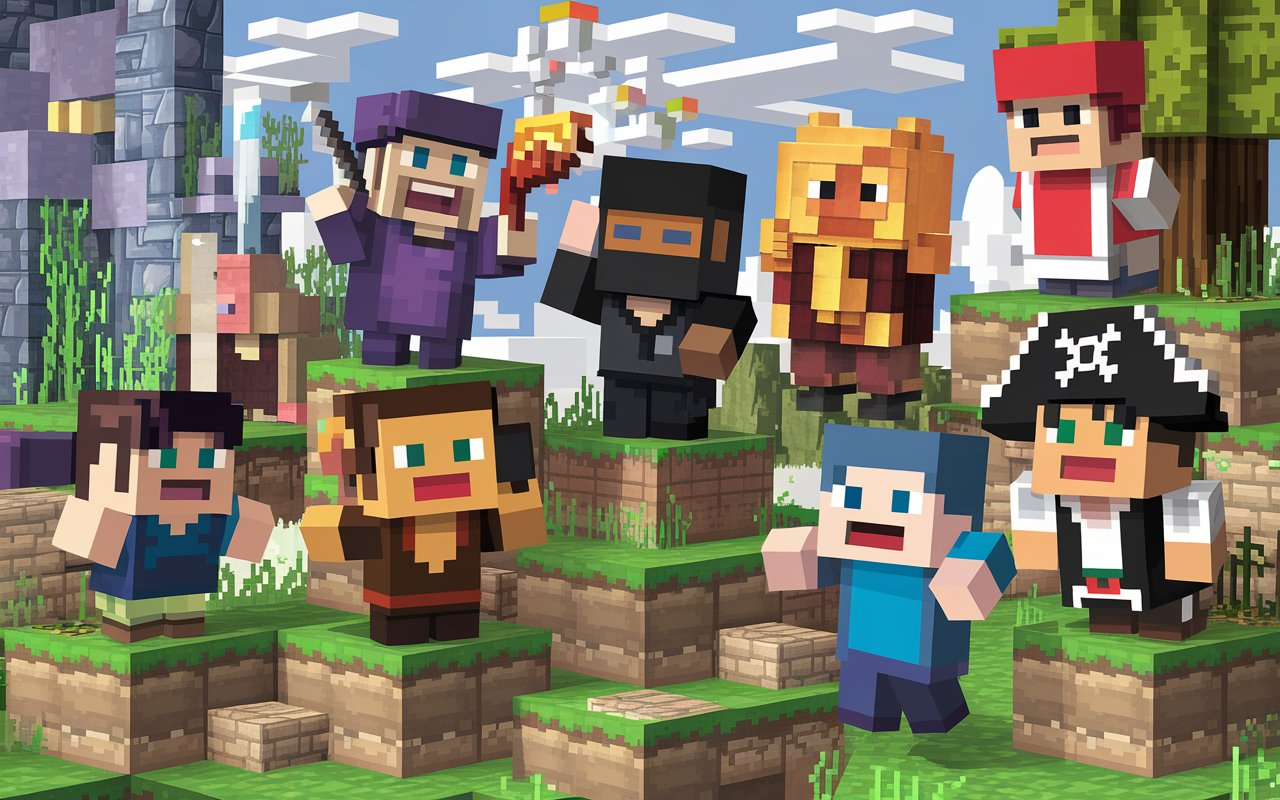 minecraft toontown pixel art