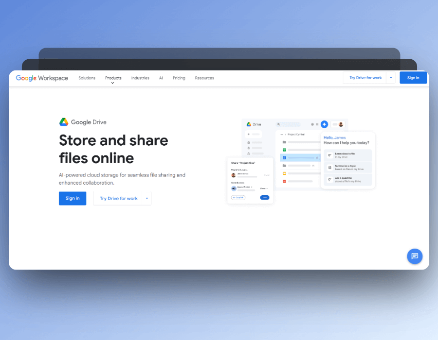 Google Drive as a MS Teams app 