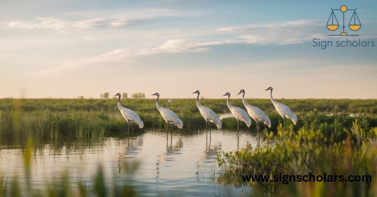 Protecting White Crane Habitats