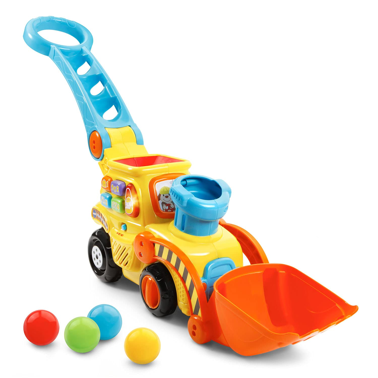 VTech Pop-a-Balls Push Pop Bulldozer