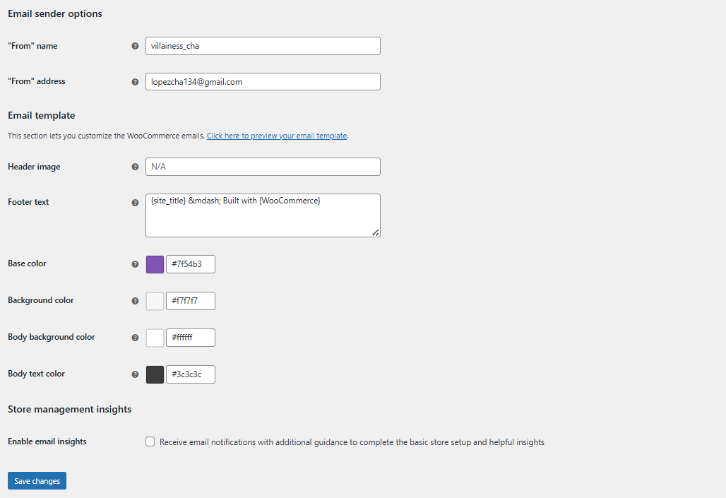 Customizing Emails using WooCommerce Global Settings