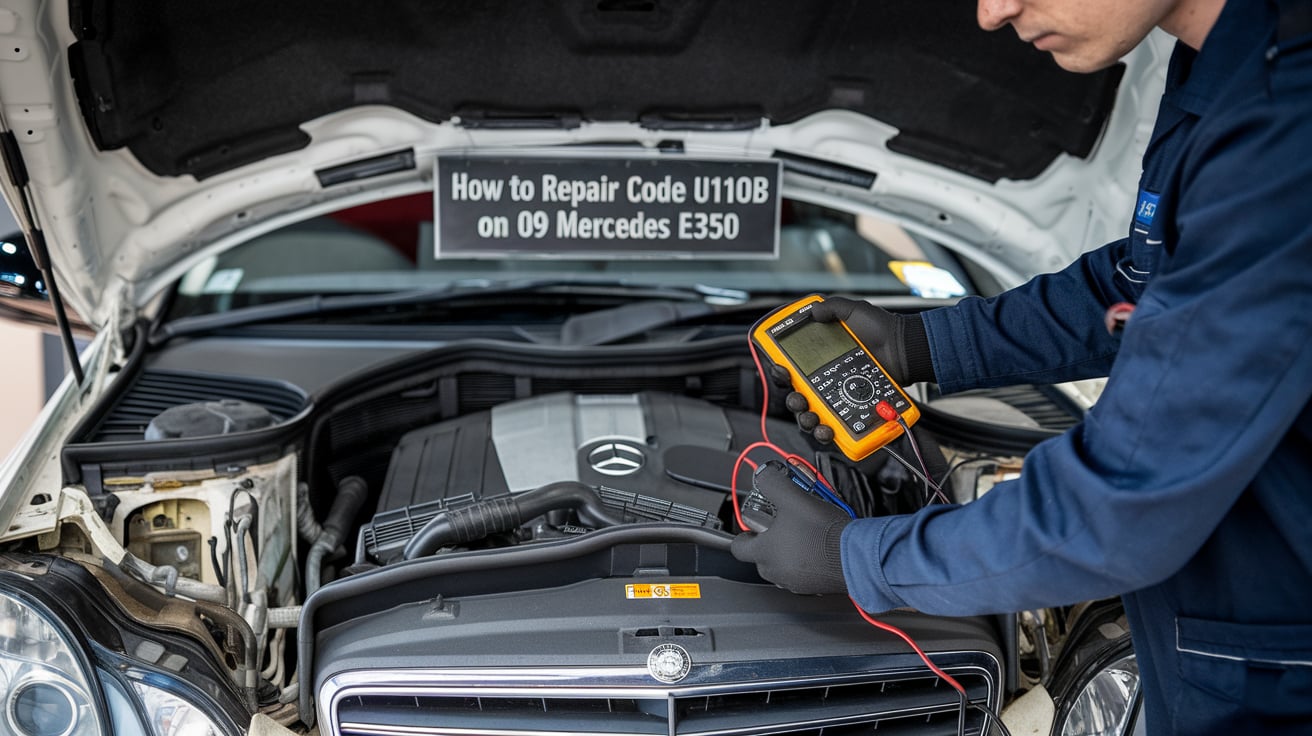 how to repair code U110B on a 09 Mercedes E350