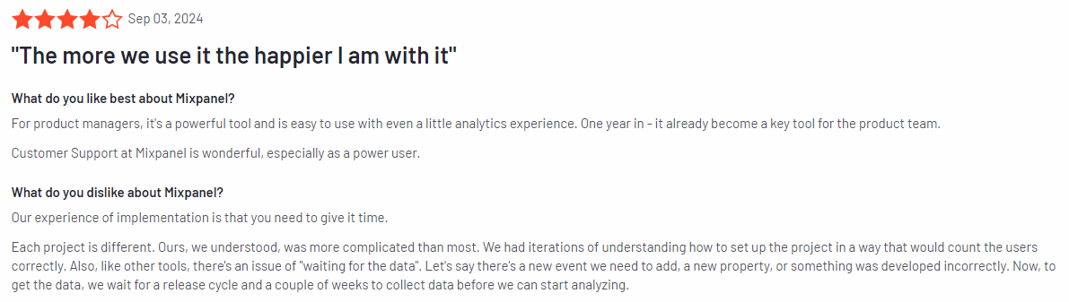 Mixpanel review