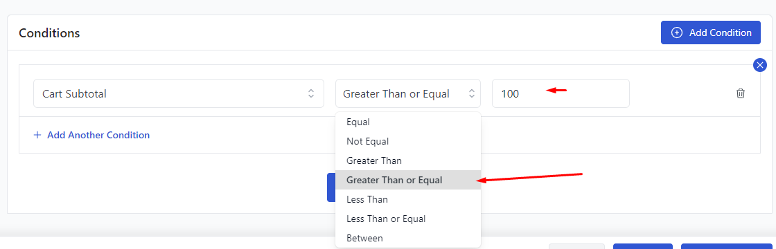 greater than or equal