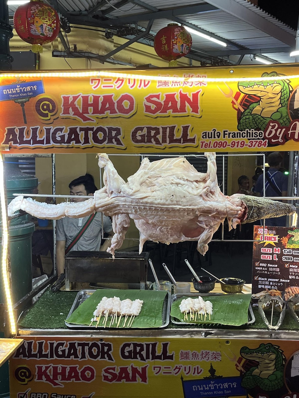 alligator meat for sale in bangkok 
