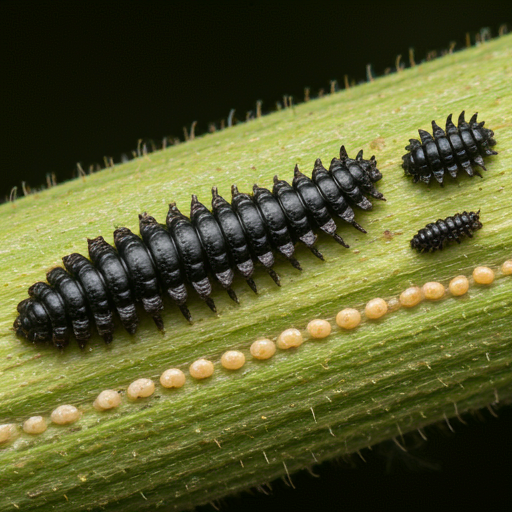 Lifecycle of Black Parlatoria Scale