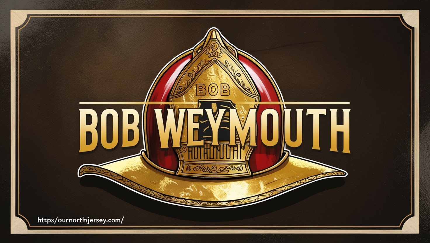 Bob Weymouth Hand Painted Gold Leaf Fire Helmet Shields