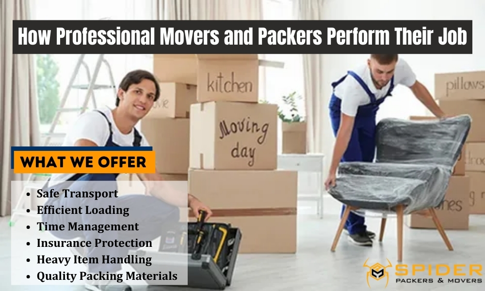 How Professional Movers and Packers Perform Their Job