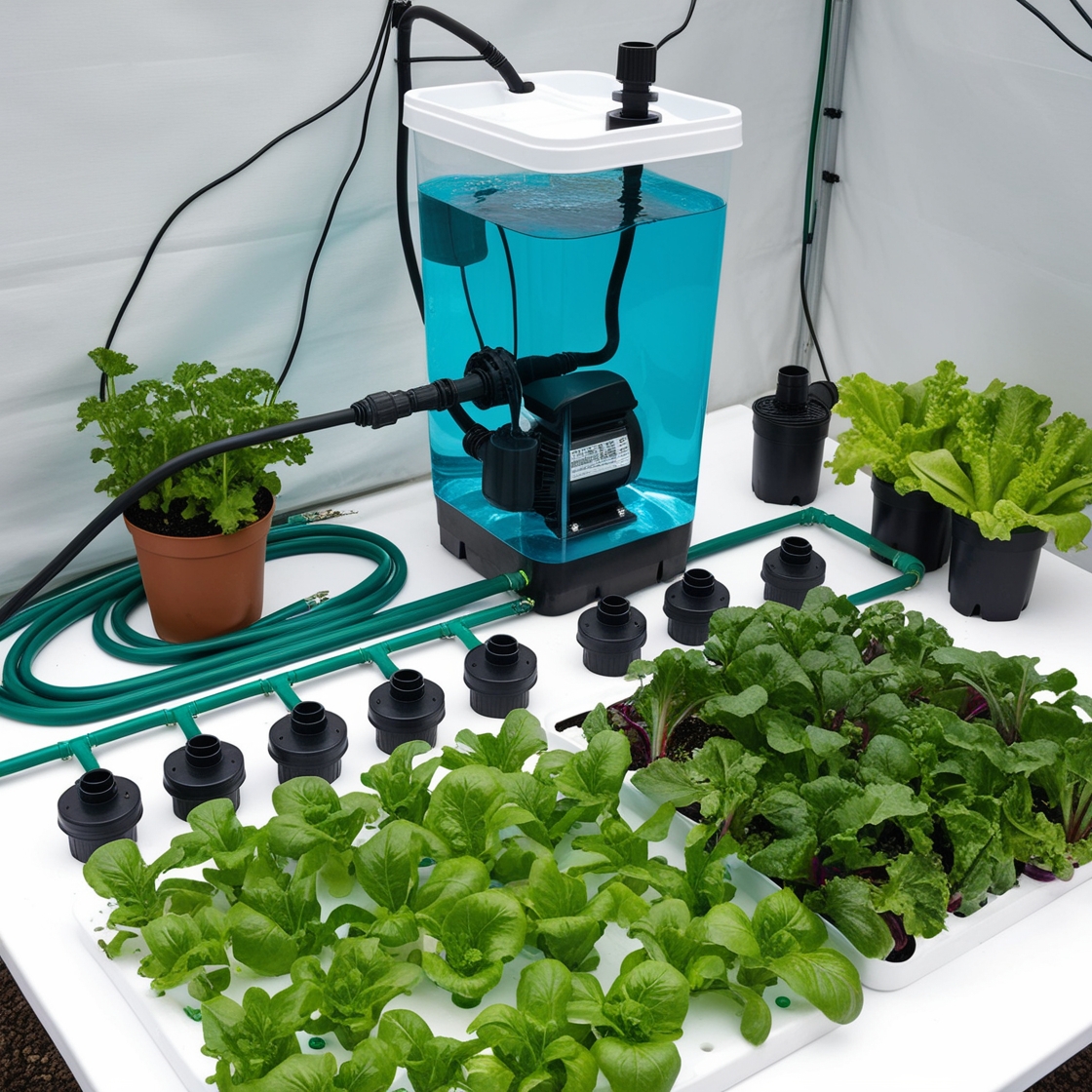 top feed drip system hydroponics