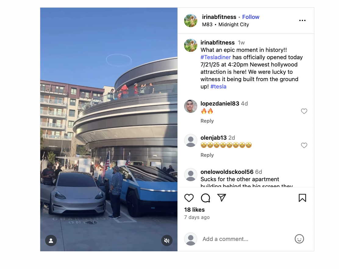 Living Next To Tesla Diner Is 'Absolute Hell,' Neighbors Say