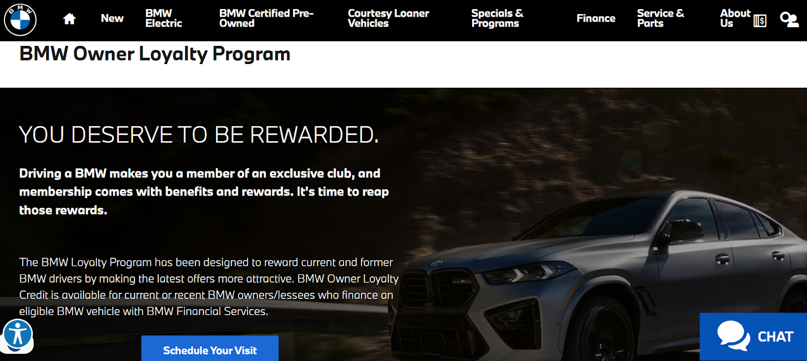 BMW's loyalty offers rewards to both current and former BMW drivers