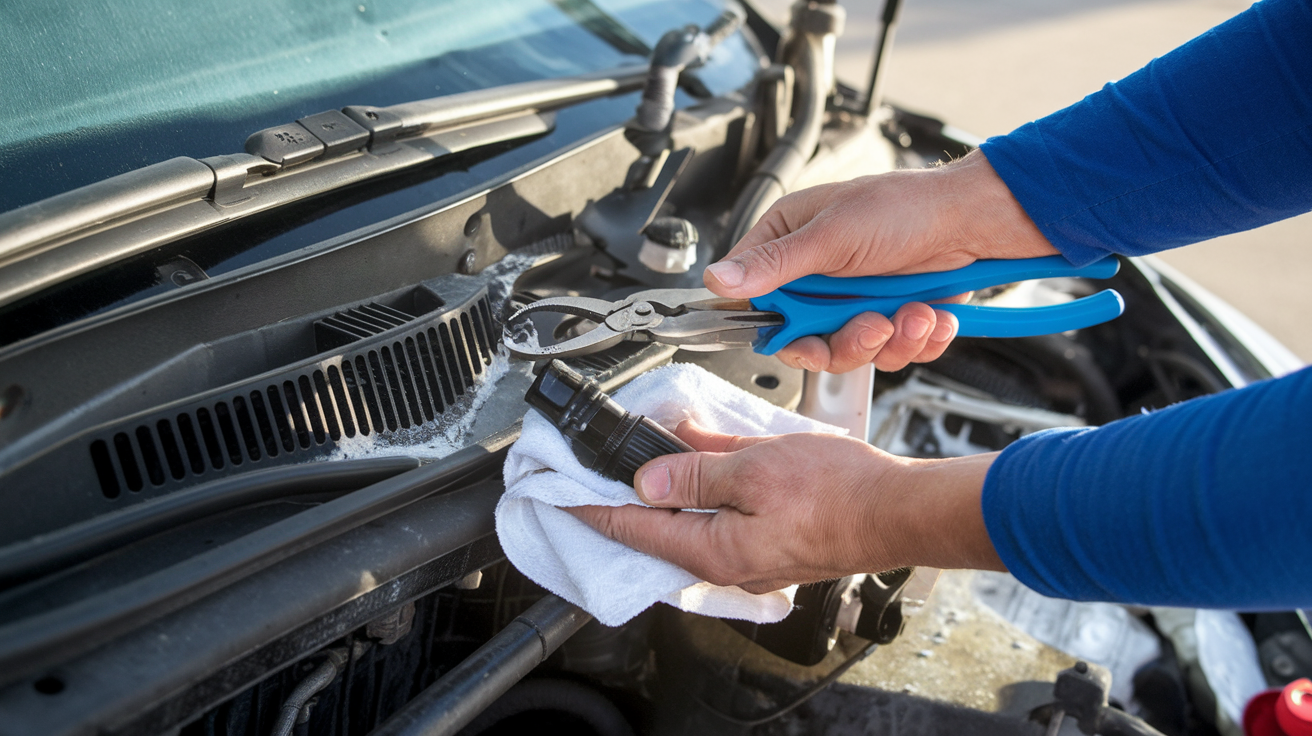 how to replace windshield washer nozzle for 21013 jeep patriot​