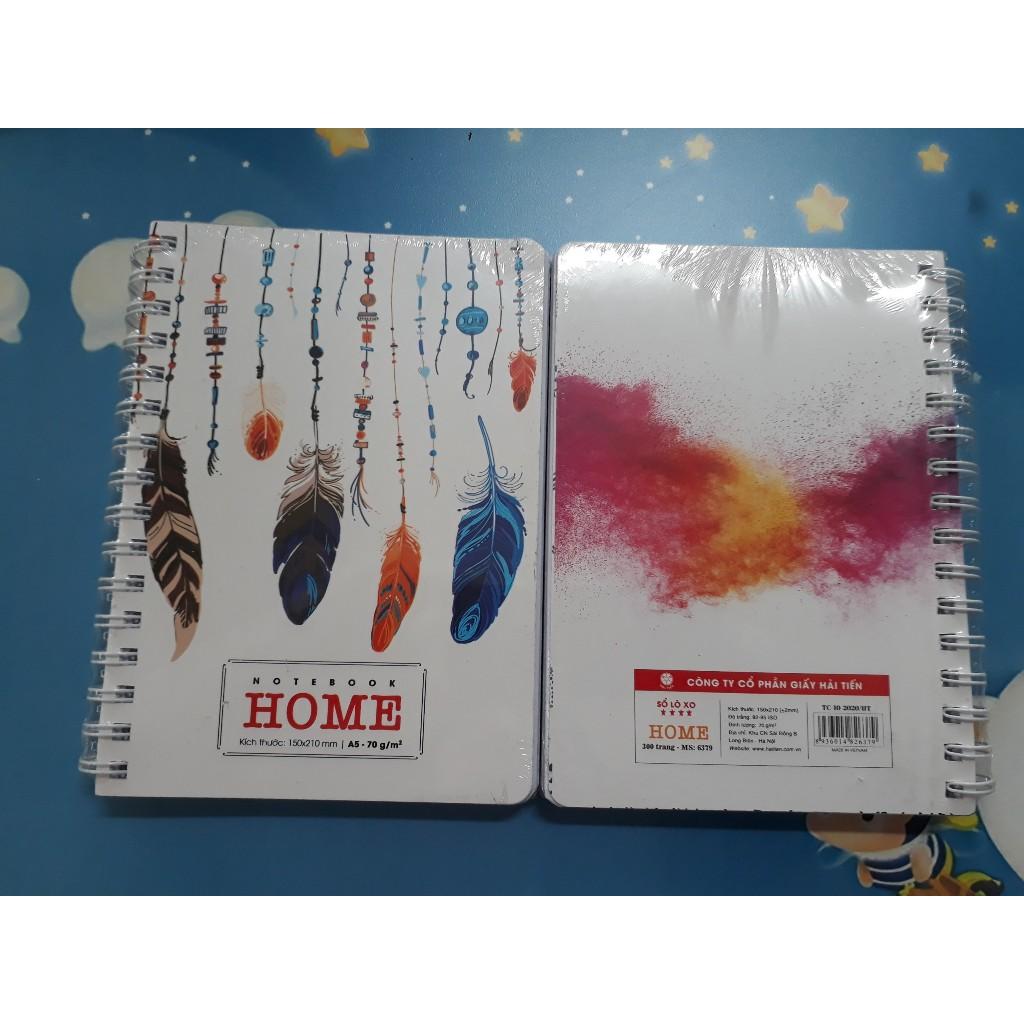 6379 HOME300A5 Sổ Lò xo HOME A5 300 trang | Shopee Việt Nam