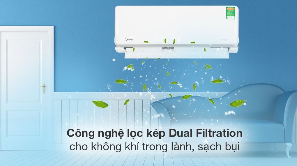 Máy lạnh Midea Inverter 1 HP MSAGA-10CRDN8 - Khả năng kháng khuẩn, khử mùi