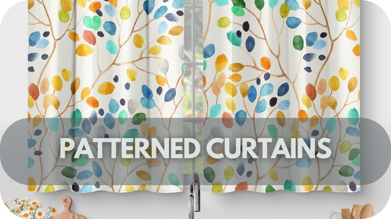 Patterned curtains