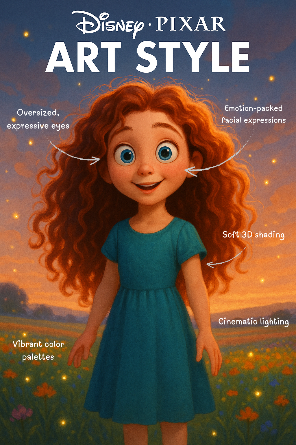 Disney Pixar Art Style