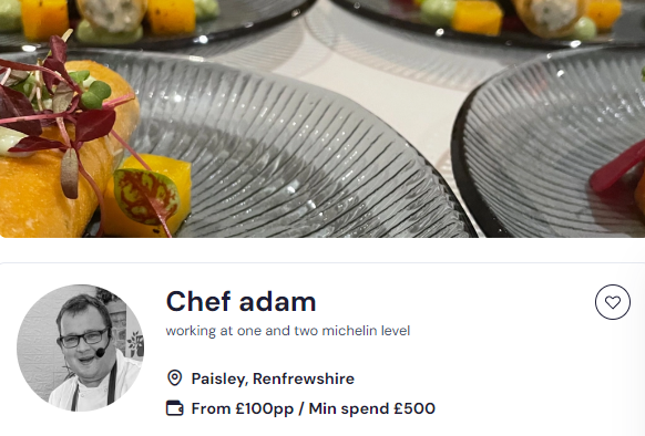 cooking classes edinburgh with chef adam