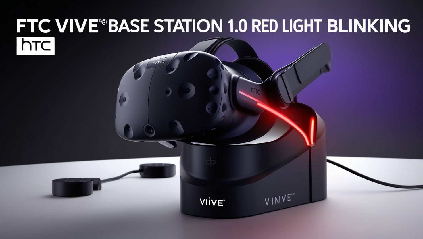 FTC Vive Base Station 1.0 red light blinking