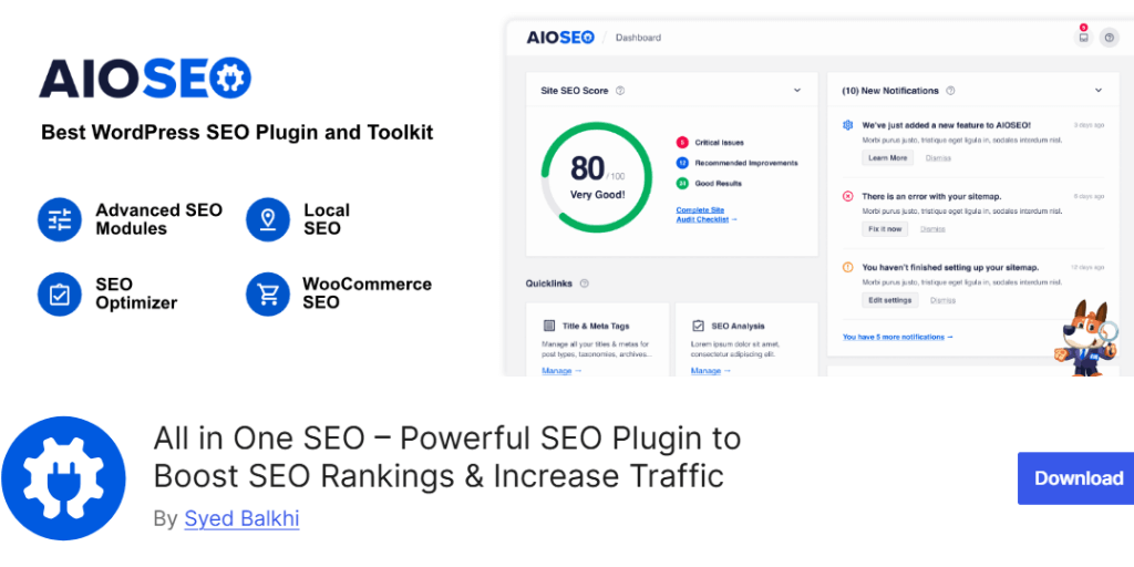 All in One SEO Plugin