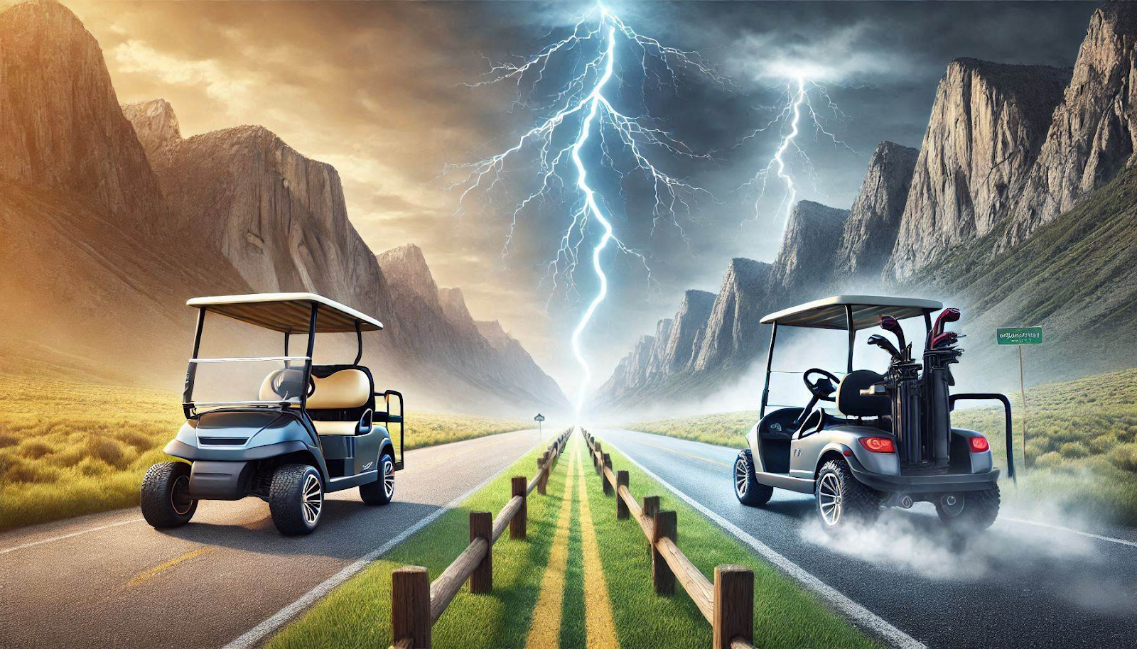 Electric vs. Gas Golf Carts