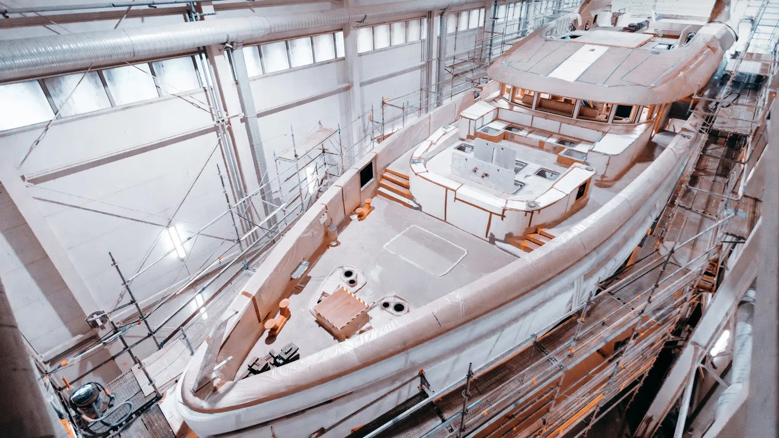 Conrad C144S Superyacht Moonlight Begins Outfitting