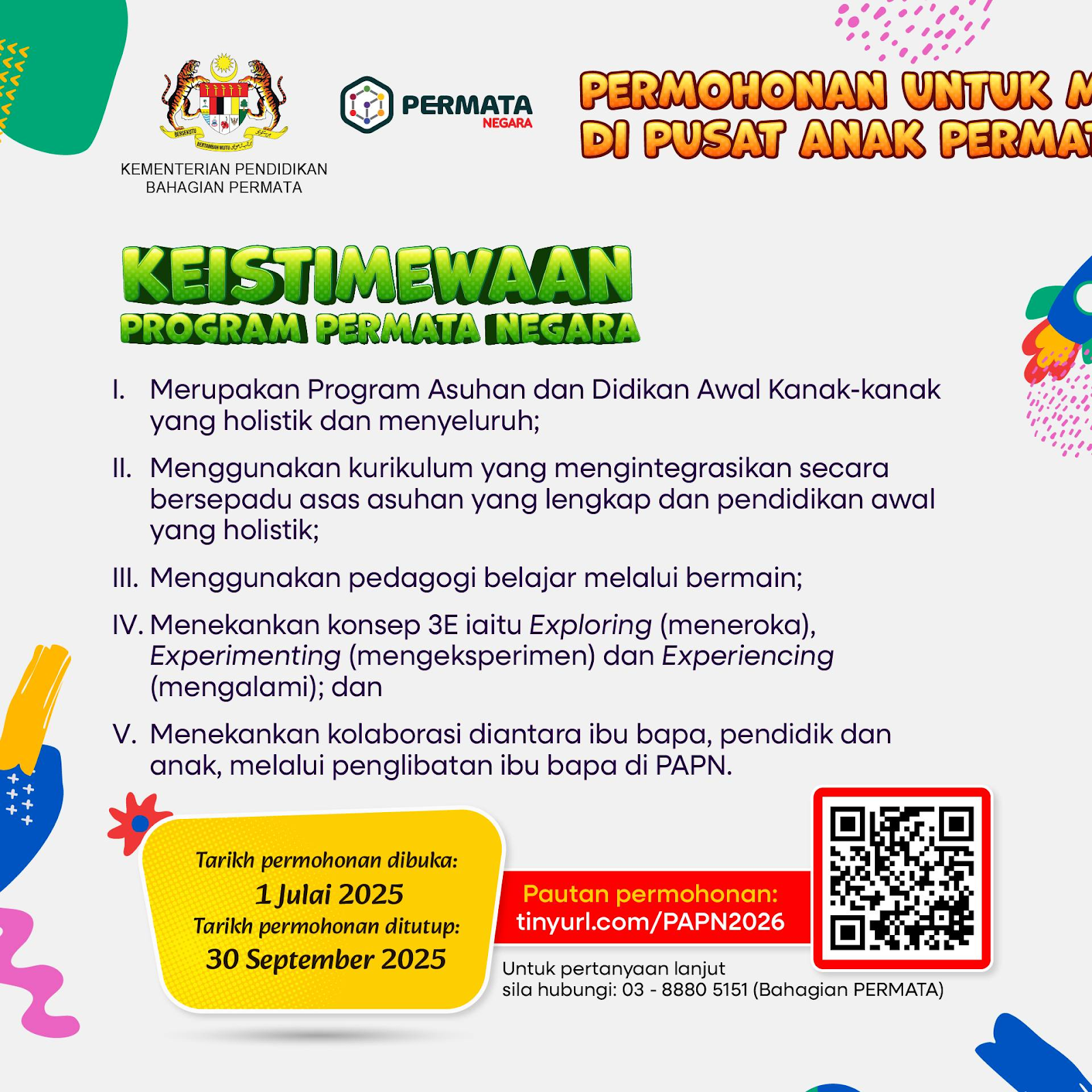 Program PERMATA Negara - Dibuka Hingga Sept 2025