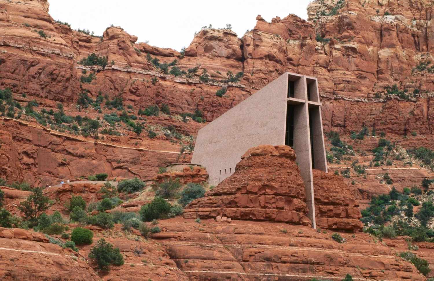 View of the Chapel of the Holy Cross.