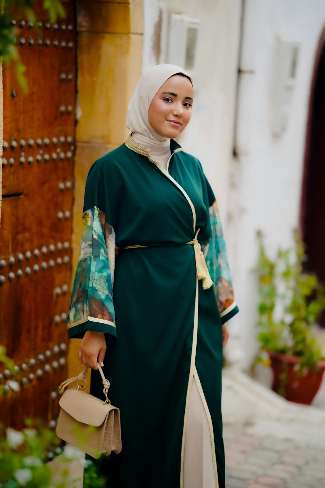 robe arabe verte