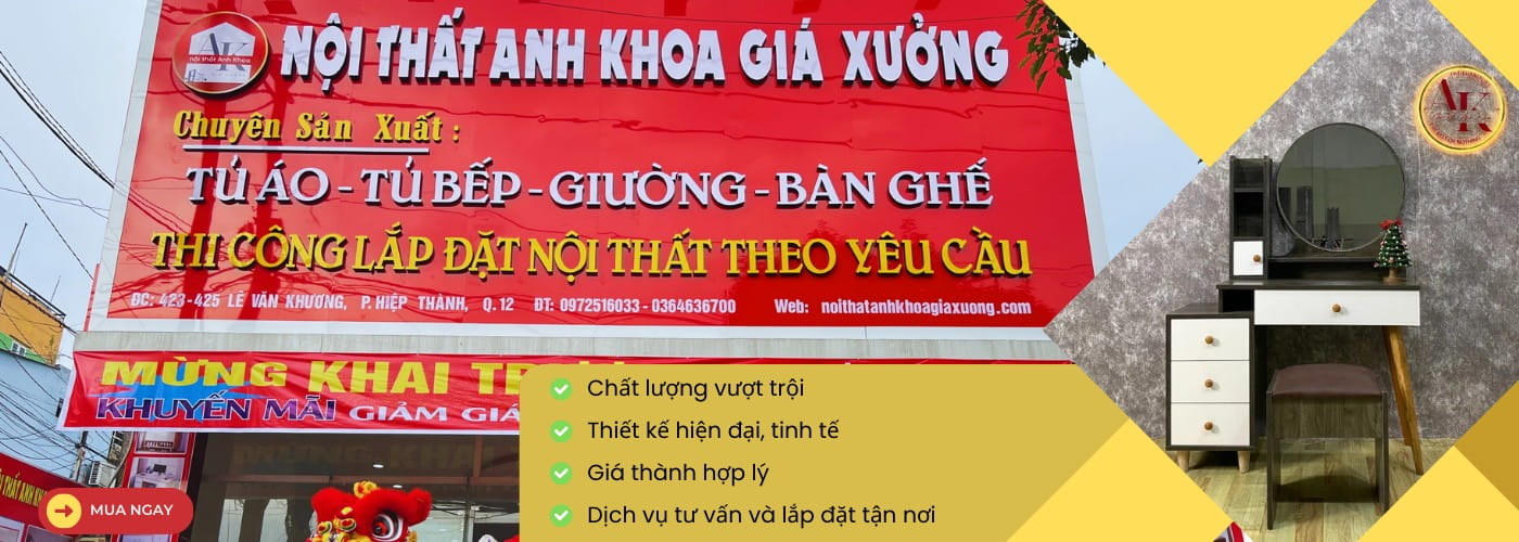 Nơi mua bàn trang điểm gỗ công nghiệp giá rẻ tại TP. HCM