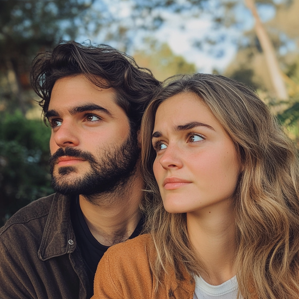 A close up of a young couple | Source: Midjourney